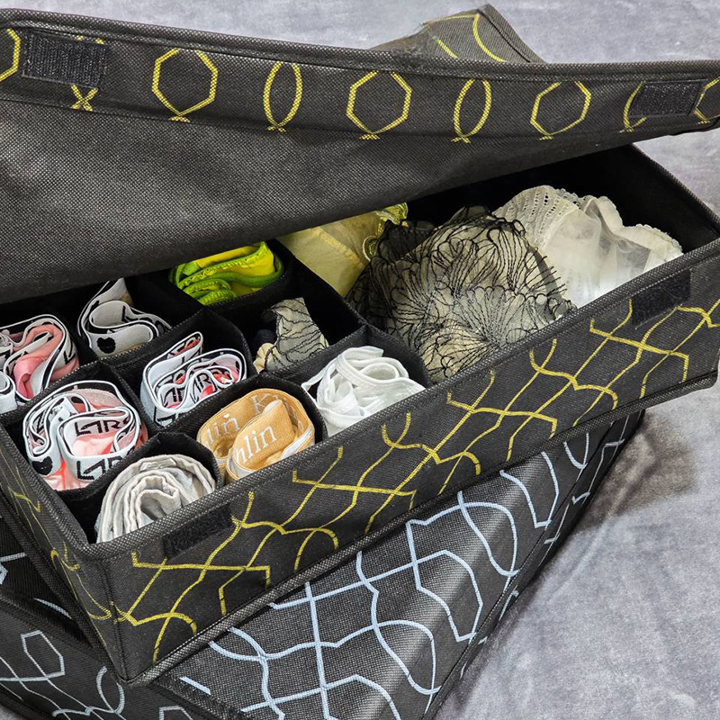 ارگانایزر توکشویی درب دار پارچه ای 13 جیب مای هوم