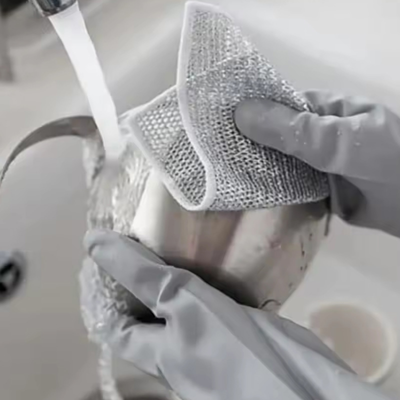 اسکاچ و دستمال توری مدل دو لایه بسته 5 عددی