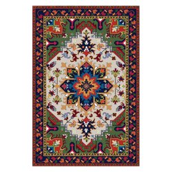 فرش مخمل نادی طرح سنتی کد o138