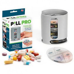 جعبه یادآور و نگهدارنده قرص هفتگی و روزانه 28 محفظه